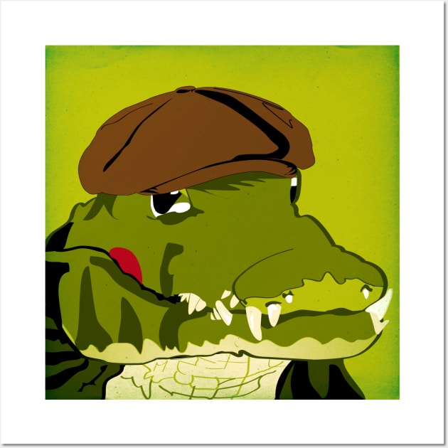 crocodile Wall Art by masslos